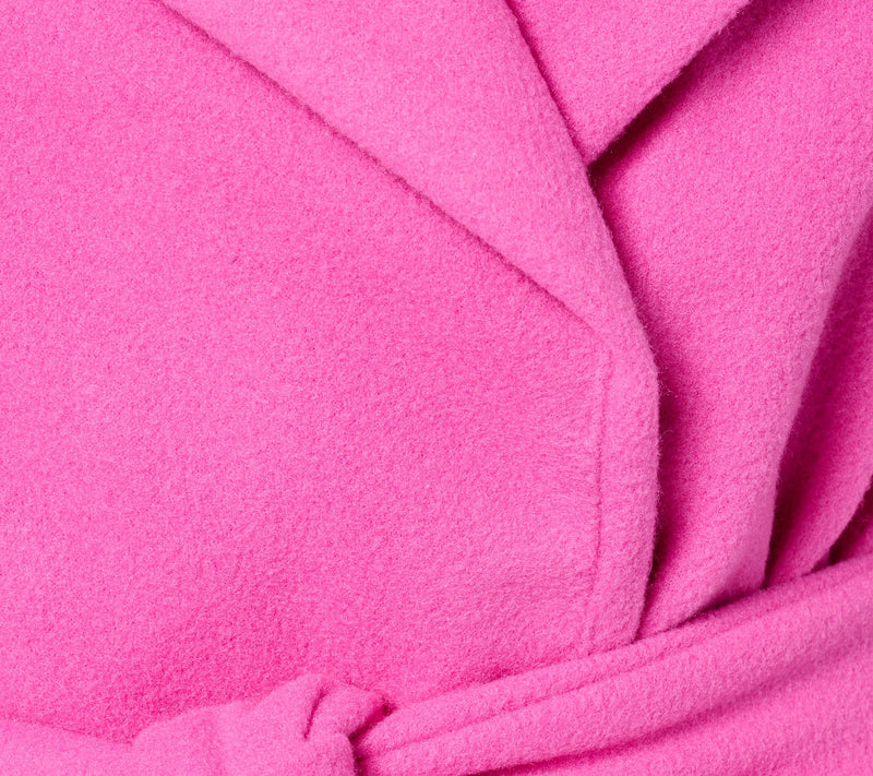 Studio Park x Amy Stran Brushed Double Knit Wrap Coat — View 9