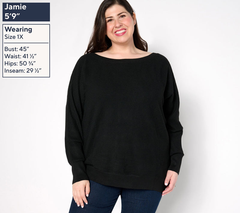 Studio Park x Amy Stran Asymmetrical Hem Sweater — View 2