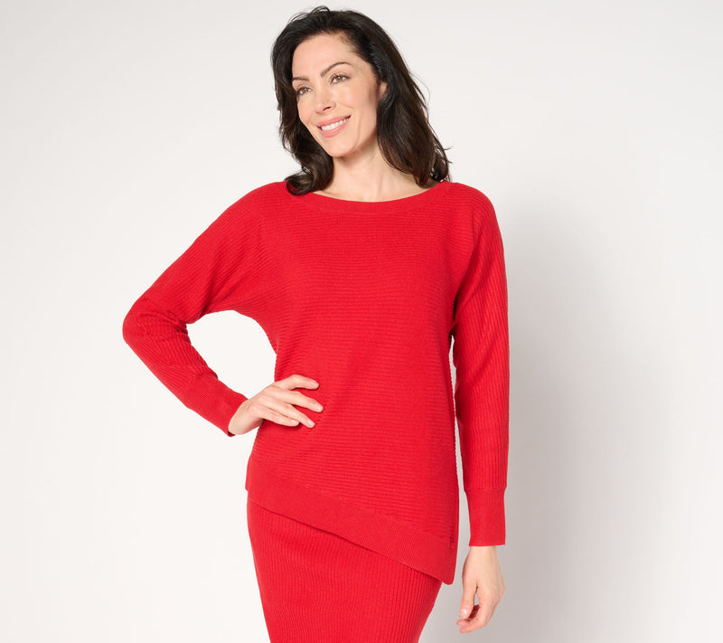 Studio Park x Amy Stran Asymmetrical Hem Sweater — View 9