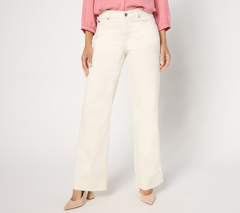 Belle by Kim Gravel Tall TripleLuxe Twill Dressy Trouser Jean — View 3