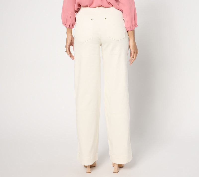 Belle by Kim Gravel Tall TripleLuxe Twill Dressy Trouser Jean — View 6
