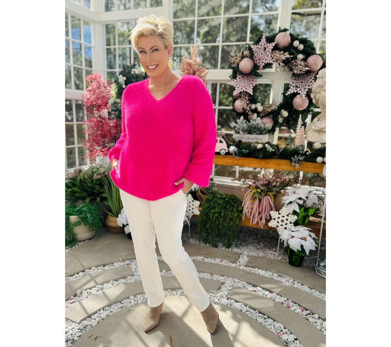 Belle by Kim Gravel Regular Ponte Hollywood Waist Full Length Pants — View 19