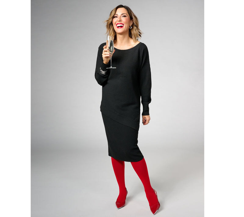 Studio Park x Amy Stran Regular Sweater Midi Skirt — View 6
