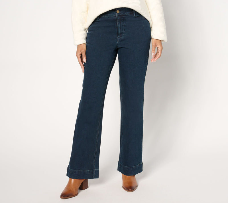 Studio Park x Amy Stran Regular Wide-Hem Boot-Cut Jeans — View 11