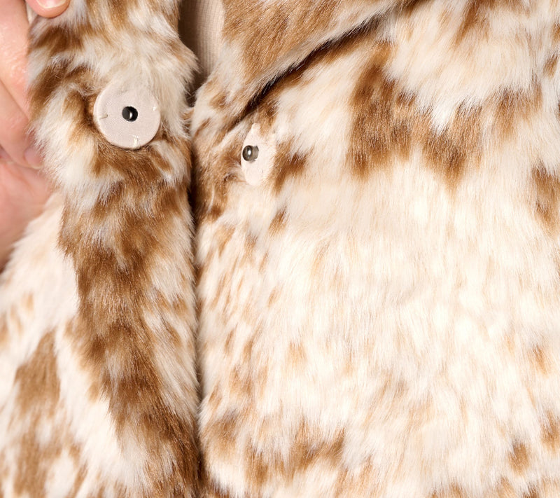 Dennis Basso Novelty Sculpted Faux Fur Jacket — View 9