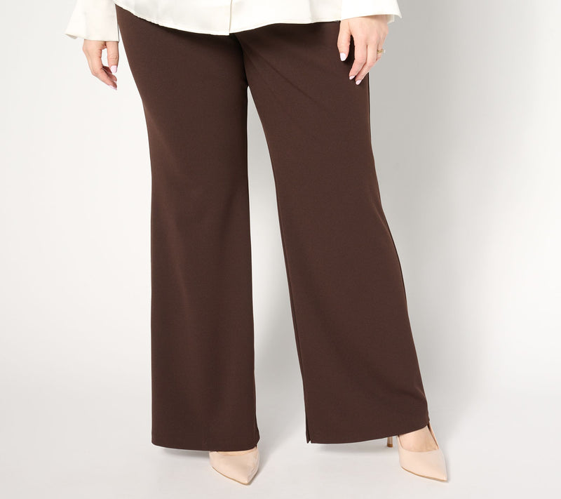 Dennis Basso Petite Luxe Crepe Pull On Bootcut Pant — View 13