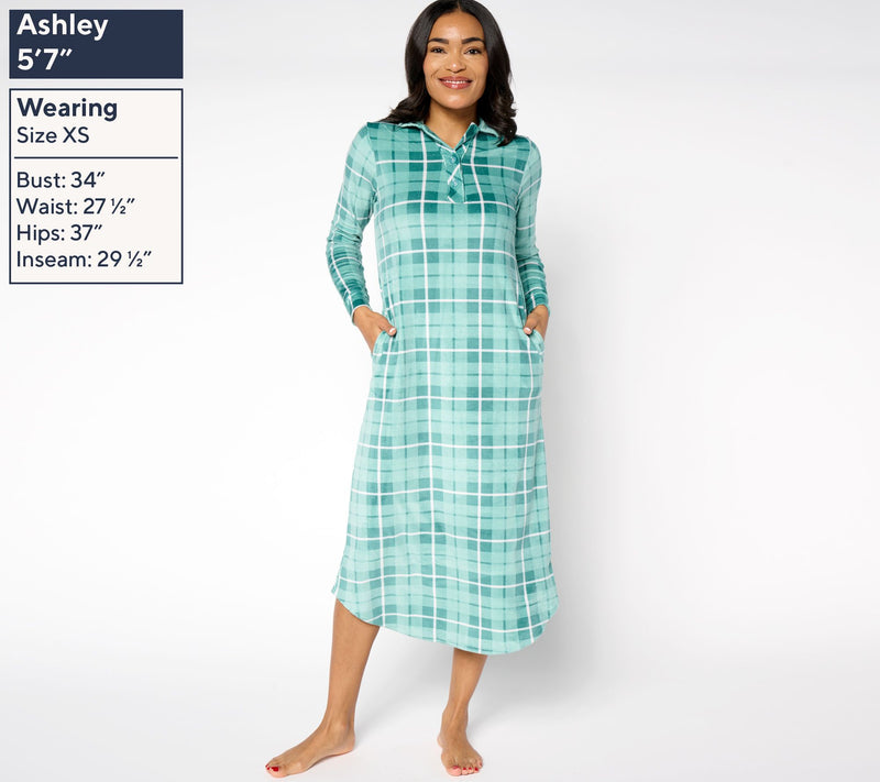 Cuddl Duds Ultra Plush Velvet Fleece Lounger — Main view