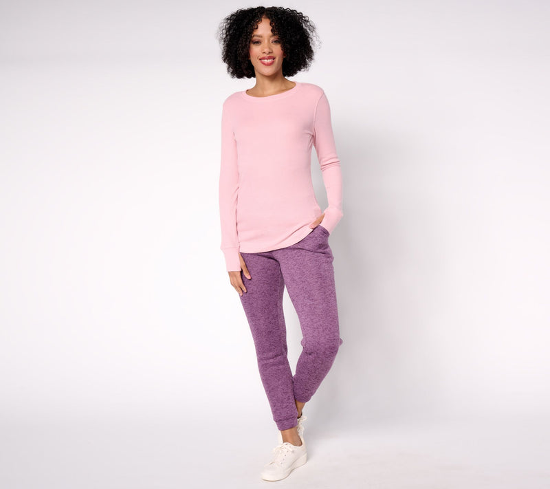 Cuddl Duds Base Layers Cozy Stretch Thermal Long Sleeve Crew — View 15