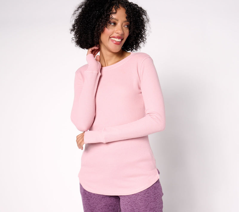 Cuddl Duds Base Layers Cozy Stretch Thermal Long Sleeve Crew — Main view