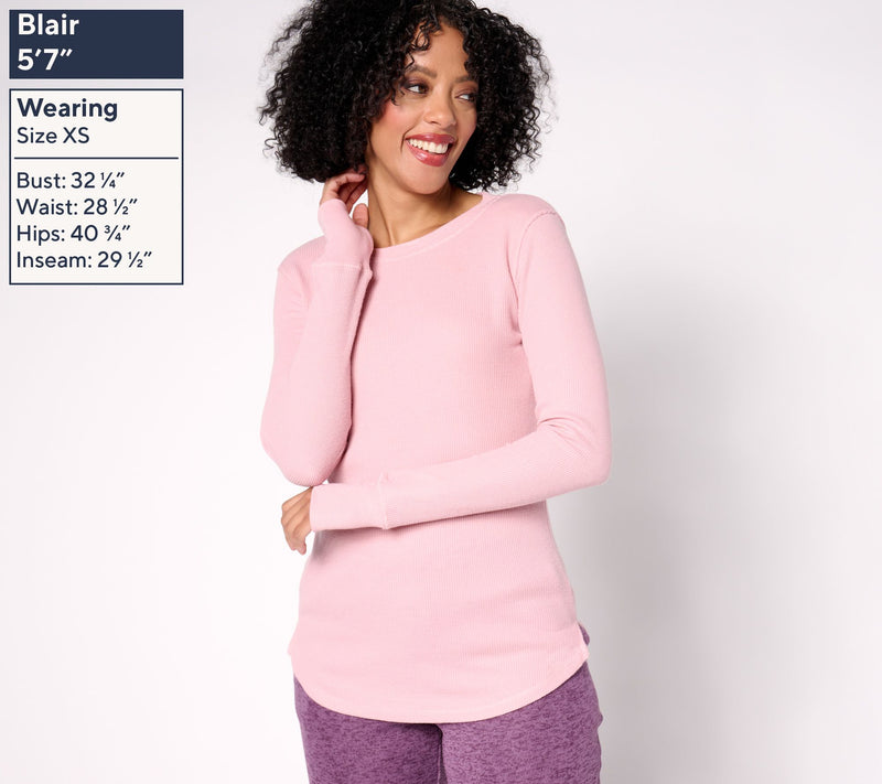 Cuddl Duds Base Layers Cozy Stretch Thermal Long Sleeve Crew — View 13
