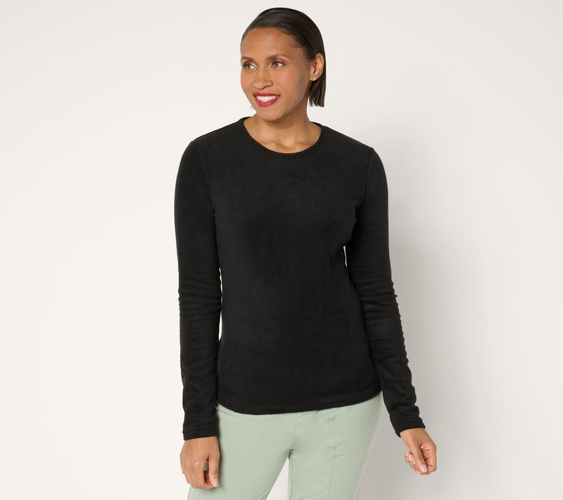 Cuddl Duds Base Layers Fleecewear with Stretch Long Sleeve Top — View 13