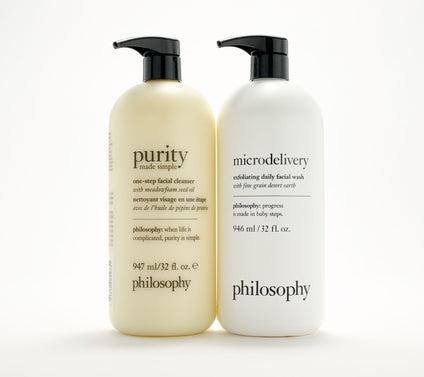 philosophy super-size purity & microdelivery cleansing set