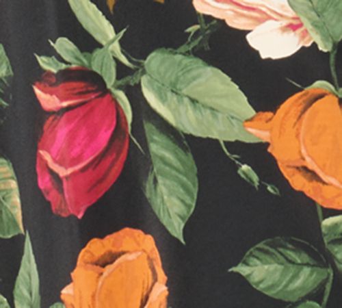 nicole by Nicole Miller Printed Long Sleeve Blouse — View 8