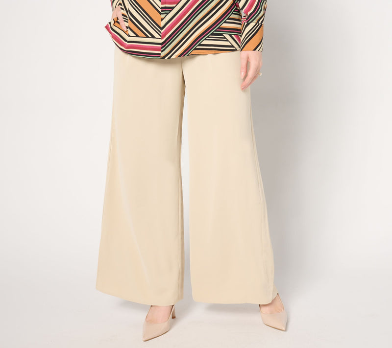 nicole by Nicole Miller Petite Drawstring Pull-On Pant — View 3