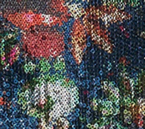 nicole by Nicole Miller Sequin 3/4-Balloon Sleeve Top — View 2