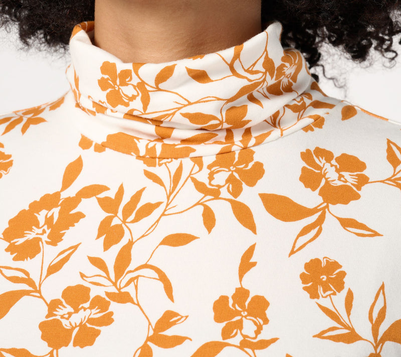 Isaac Mizrahi Live! Printed Long-Sleeve Turtleneck — View 13
