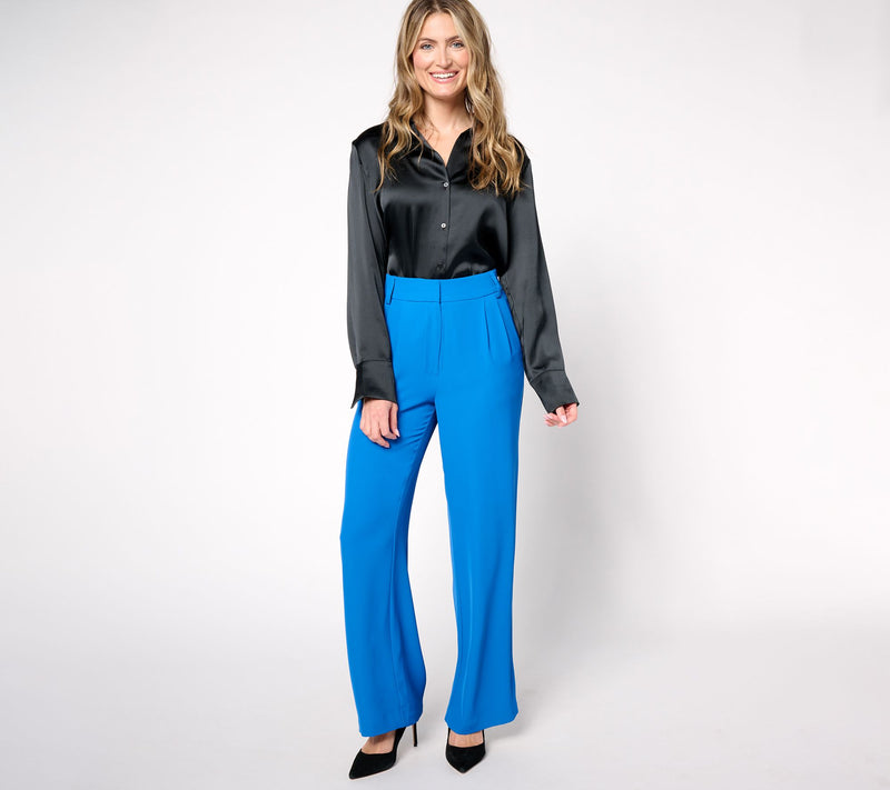 nicole by Nicole Miller Petite Nora Stretch Trouser — View 10