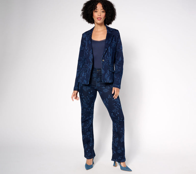 nicole by Nicole Miller Regular Classic Dream Denim Bootcut Jean — View 7