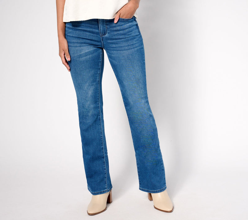 nicole by Nicole Miller Petite Classic Dream Denim Bootcut Jean — View 3