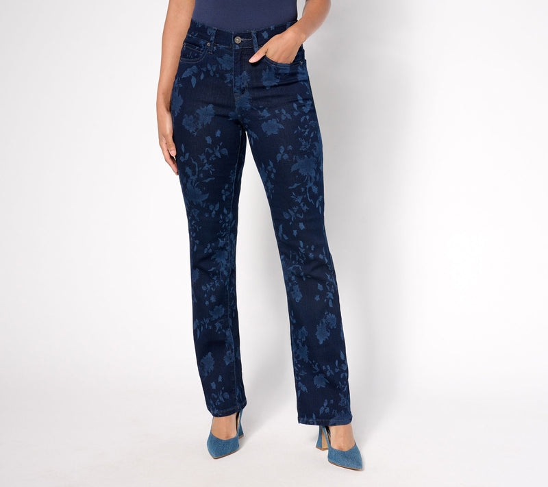 nicole by Nicole Miller Petite Classic Dream Denim Bootcut Jean — View 5