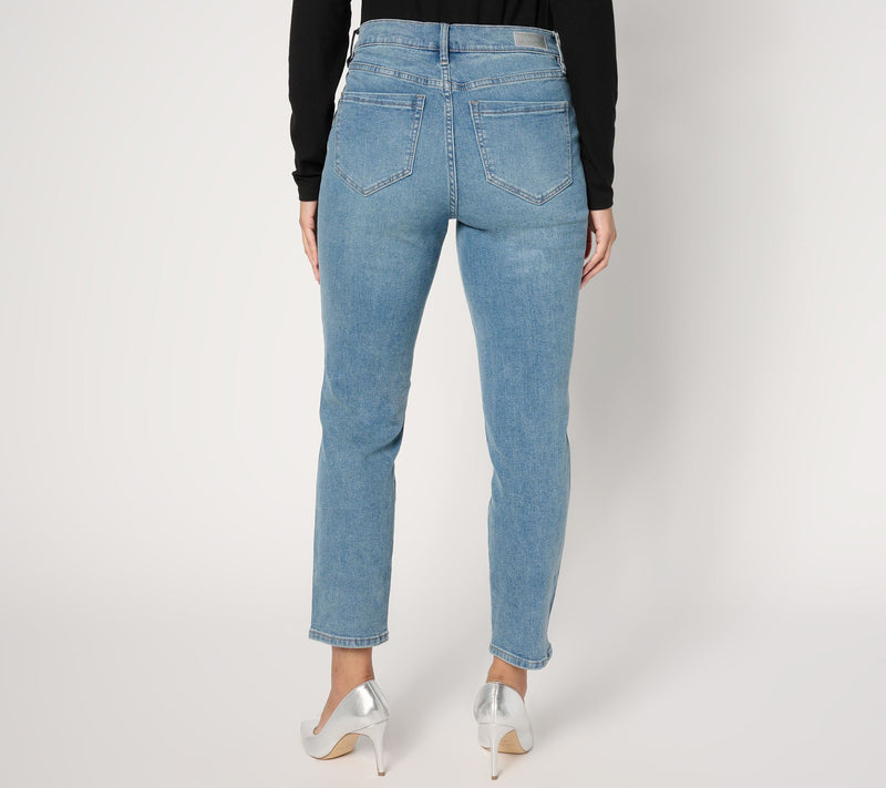 nicole by Nicole Miller Regular Skinny Jeans - Indigo — View 5