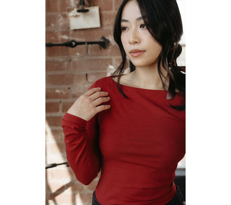 Me by Jennie Garth Lynn Knit Long Sleeve Top — View 6