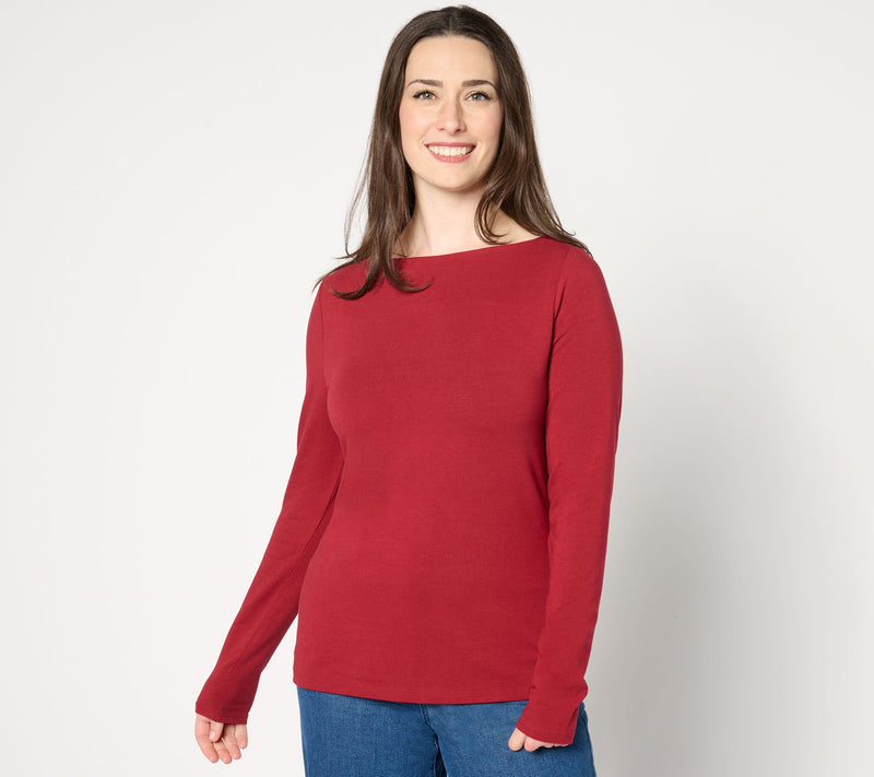 Me by Jennie Garth Lynn Knit Long Sleeve Top — View 16