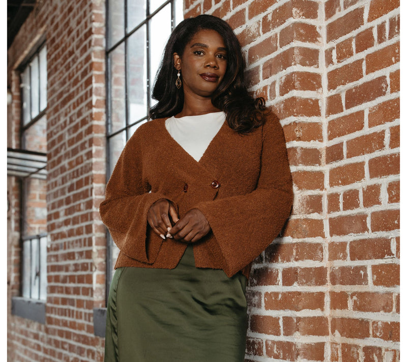 Me by Jennie Garth Beacon Button Front Cardigan — View 6