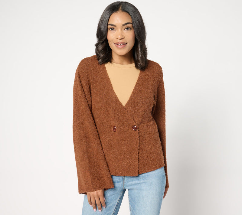 Me by Jennie Garth Beacon Button Front Cardigan — Main view