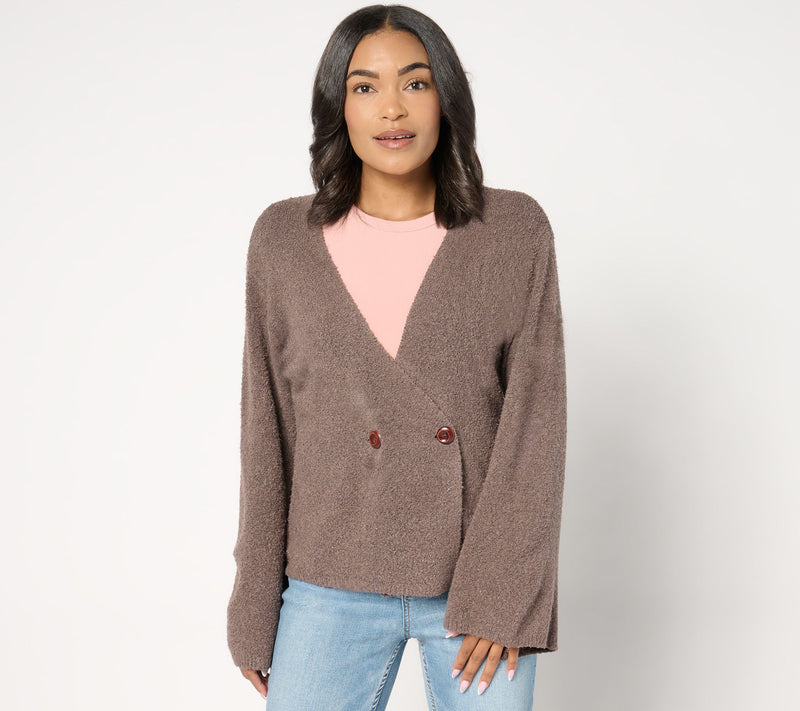 Me by Jennie Garth Beacon Button Front Cardigan — View 14