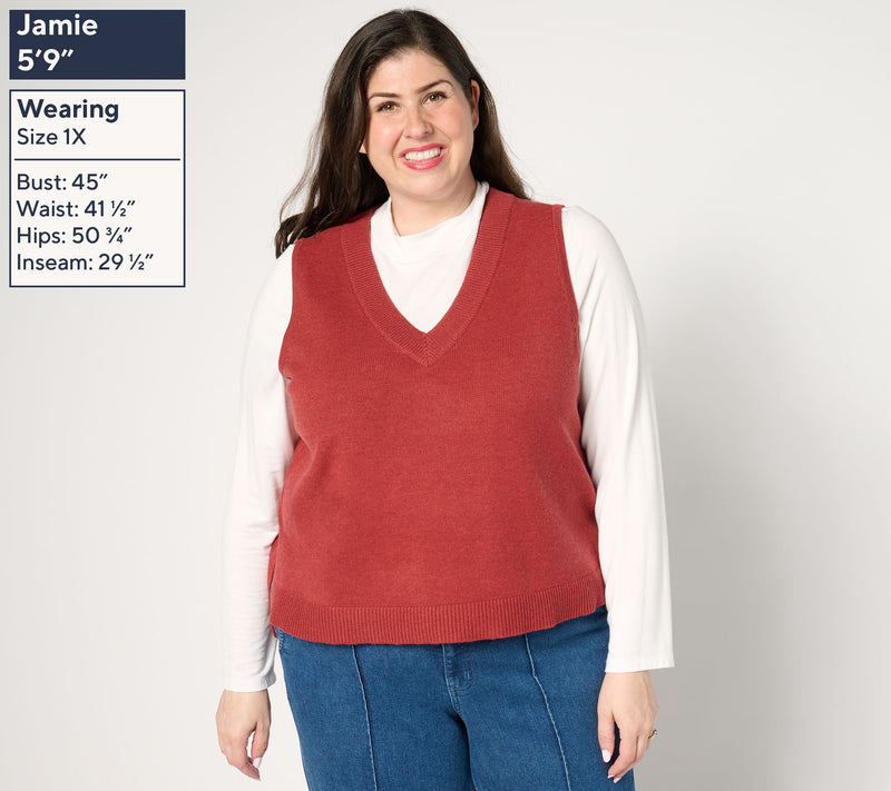 Me by Jennie Garth Fenway Sweater Vest — View 8