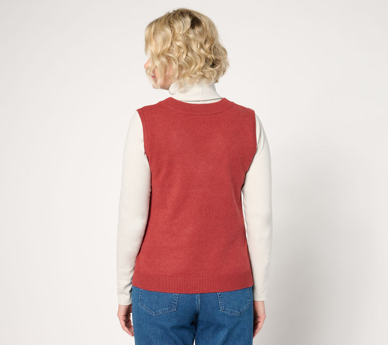 Me by Jennie Garth Fenway Sweater Vest — View 10