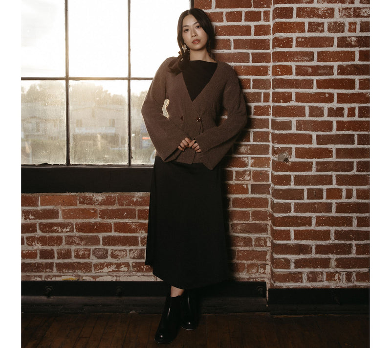 Me by Jennie Garth Petite Brookline Satin Midi Skirt — View 13