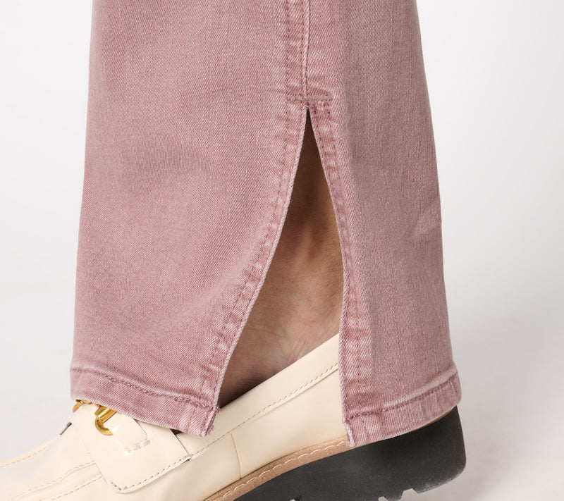 Isaac Mizrahi Live! Regular Colored Denim Slim Bootcut Jeans w/ Slits — View 6