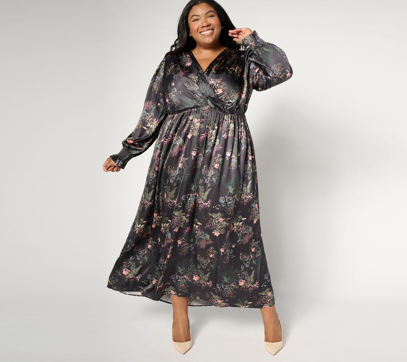 Me by Jennie Garth Petite Woven Maxi Dress — View 13