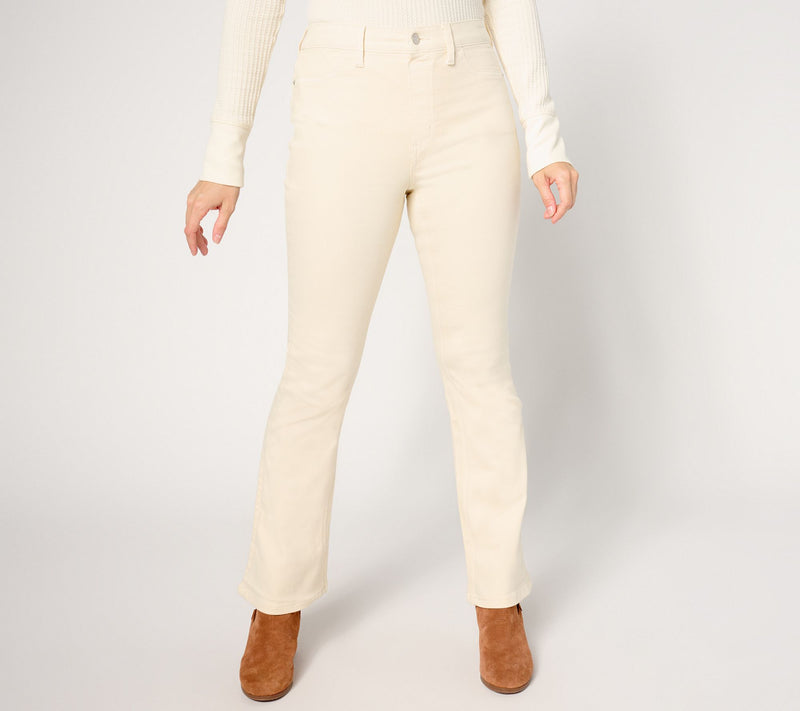 Denim & Co. Regular Color Easy Stretch Baby Bootcut Jean — View 8