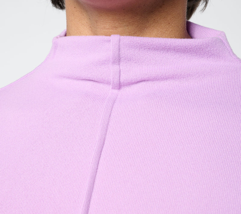 Denim & Co. Petite Heavenly Jersey Mock Neck Tunic — View 12