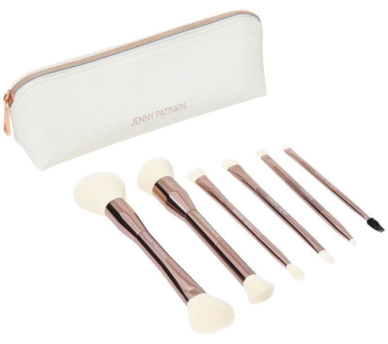Jenny Patinkin Sustainable Lux ury Dual-Ended Makeup Brush Se — Main view