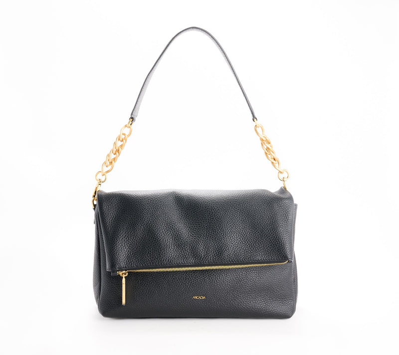 Arcadia Leather Soft Flap Anisa Crossbody — View 3