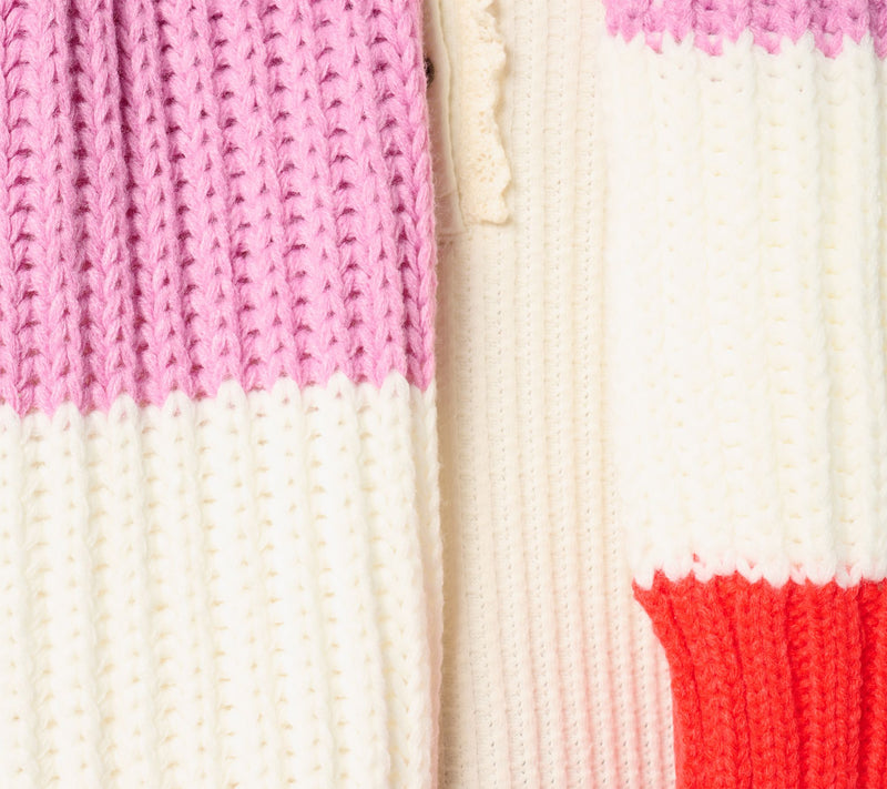 Complliments 84" x 15" Striped Rib Knit Scarf — View 4