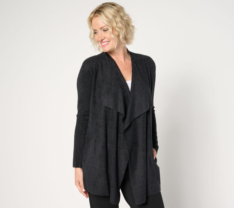 Barefoot Dreams Regular CozyChic Lite Ribbed Island Wrap Cardigan — View 17