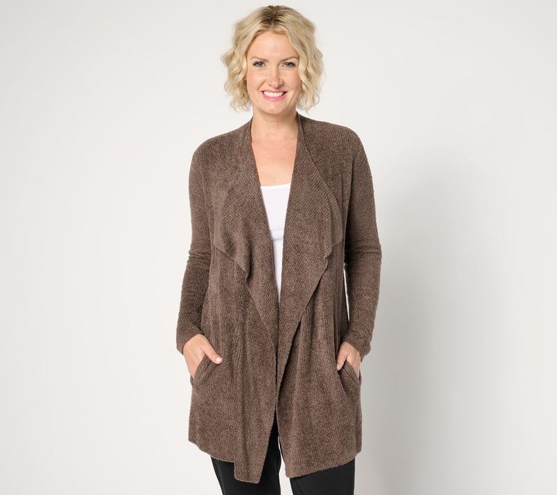 Barefoot Dreams Regular CozyChic Lite Ribbed Island Wrap Cardigan — View 11
