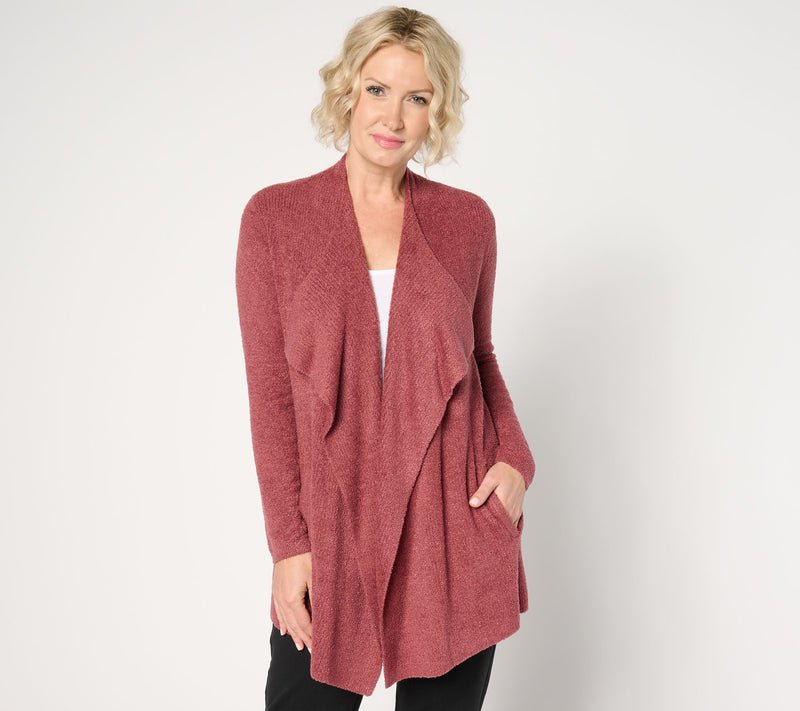 Barefoot Dreams Regular CozyChic Lite Ribbed Island Wrap Cardigan — View 7