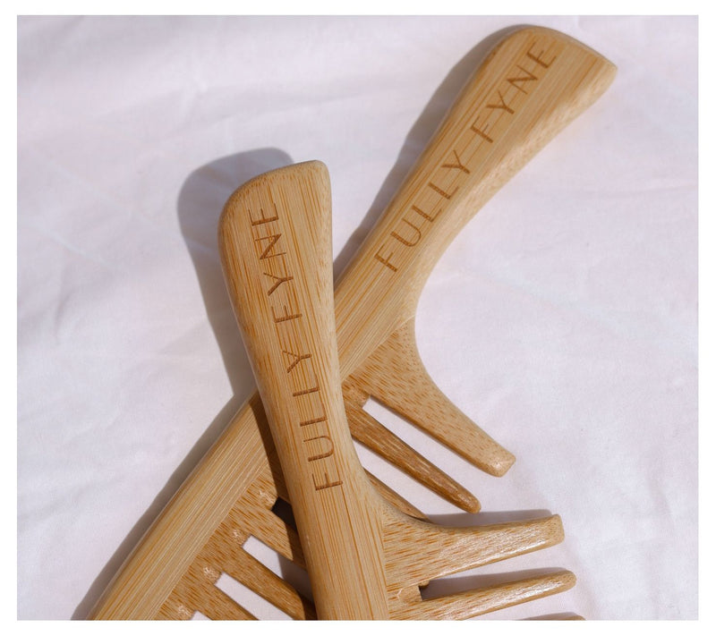 Fully Fyne Bamboo Wide-Tooth Comb For Fine/ThinHair — View 5