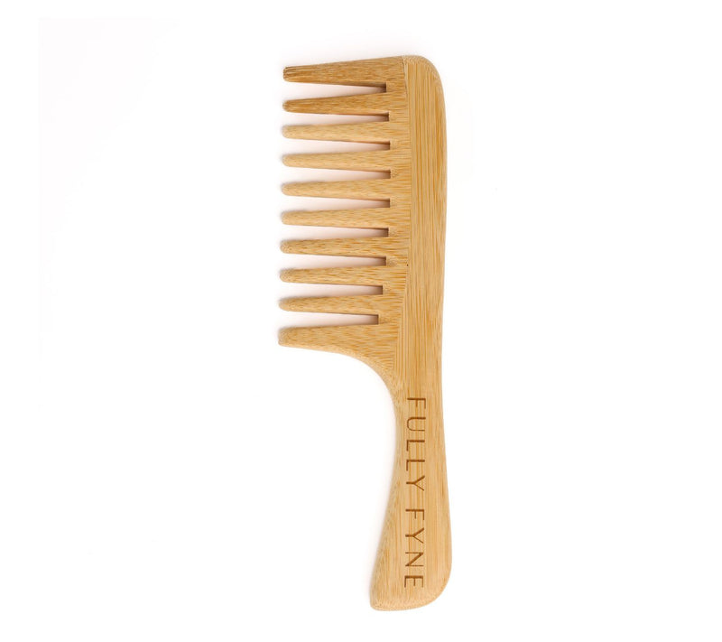 Fully Fyne Bamboo Wide-Tooth Comb For Fine/ThinHair — Main view
