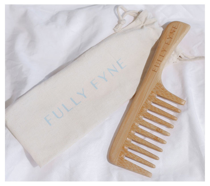 Fully Fyne Bamboo Wide-Tooth Comb For Fine/ThinHair — View 2