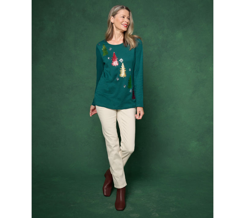 Denim & Co. Signature Regular Color Perfect Flex Pull-On Jean — View 5