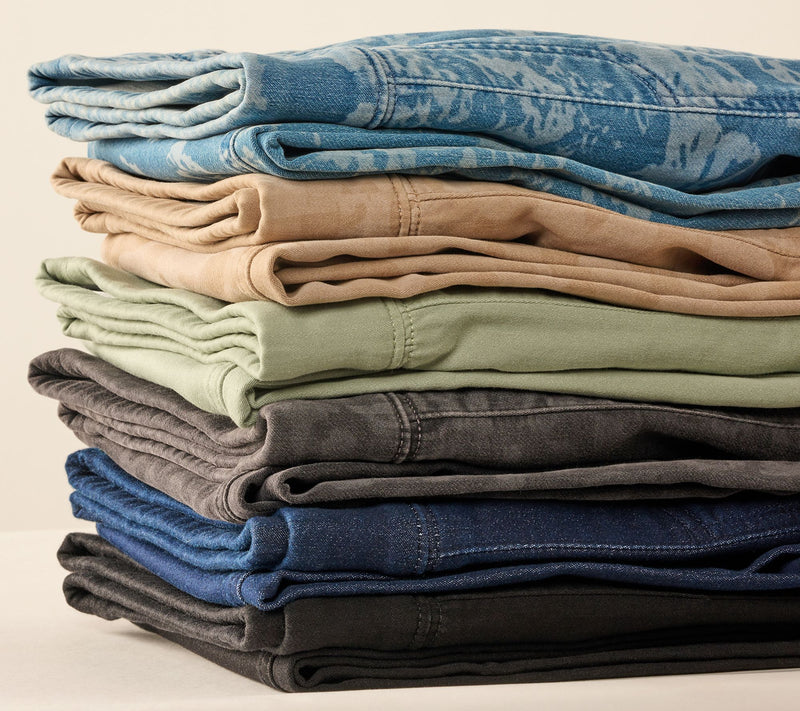 Denim & Co. Petite Comfy Knit Straight Leg Pull-On Jean — View 20