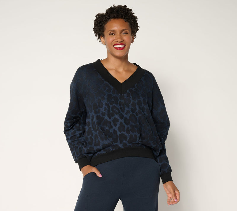 Carla Rockmore Collection Asymmetric French Terry Sweatshirt — View 17