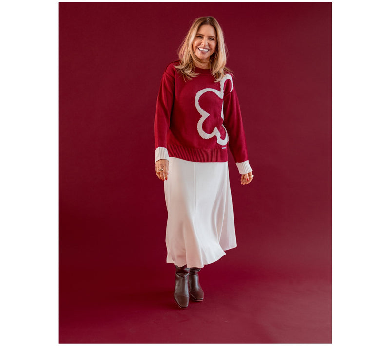 Peace Love World Regular Pull-On Scuba Knit Circle Skirt — View 12